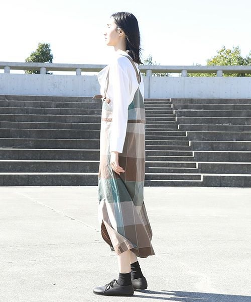 ohta.オオタ.check overskirt [sk-19C]