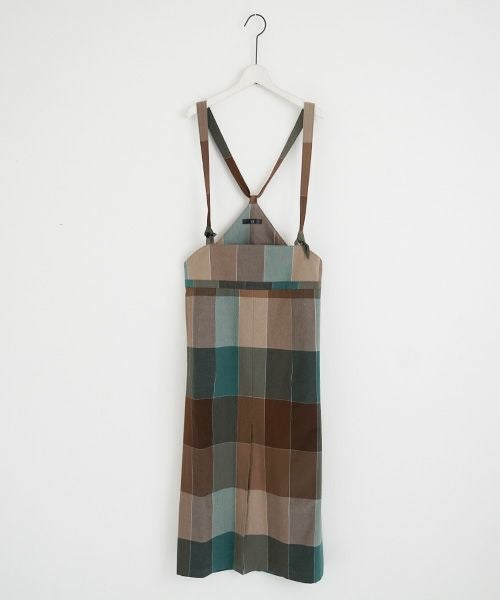 ohta.オオタ.check overskirt [sk-19C]