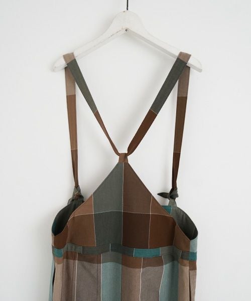 ohta.オオタ.check overskirt [sk-19C]