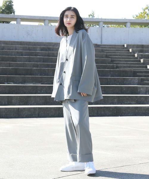 Y*様 edwina horl リバーシブルボア Edwina Hoerl エドウィナホール JACKET[SANFTMUT] [04/EH46J-01/grey]_