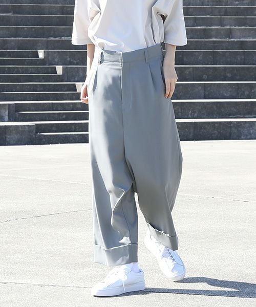 Edwina Hörl（エドウィナ・ホール）pants Edwina Hoerl エドウィナホール HOSE[SELFMADEMAN] [04/EH46P-04/grey]_