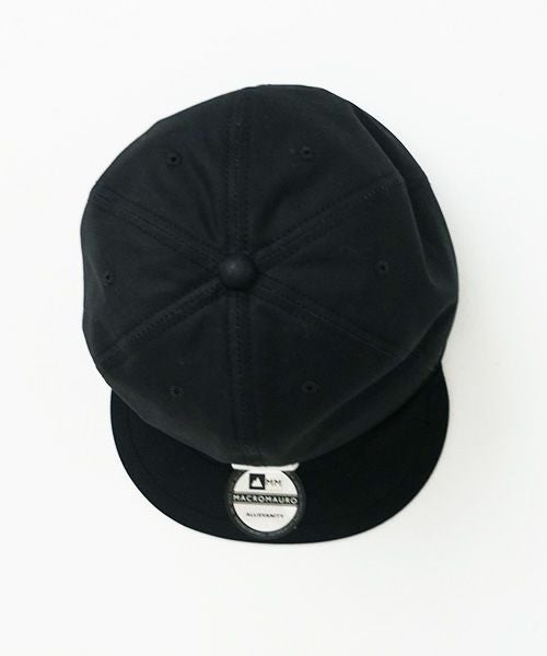 macromauro マクロマウロ.BIG BASEBALL CAP[BLACK]_