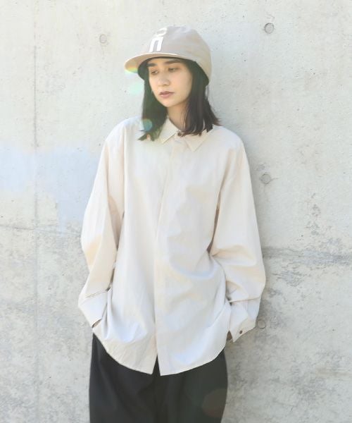 macromauro マクロマウロ.BIG BASEBALL CAP[BEIGE]_