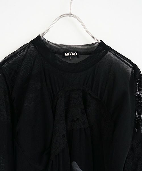 MIYAO.ミヤオ.TOPS[MYBL-06/1.黒×黒]