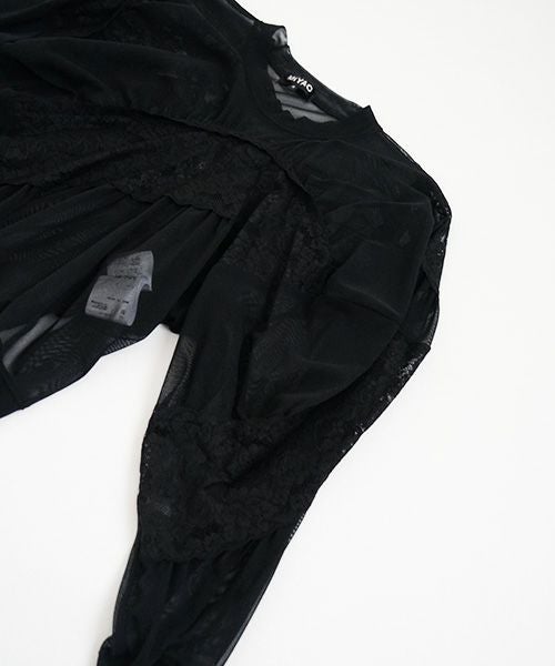 MIYAO.ミヤオ.TOPS[MYBL-06/1.黒×黒]