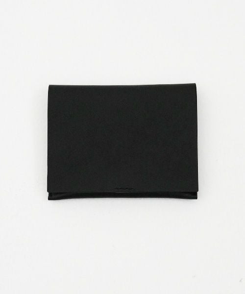nejicommu.ネジコミュ.MINI FLAP WALLET [BLACK]_