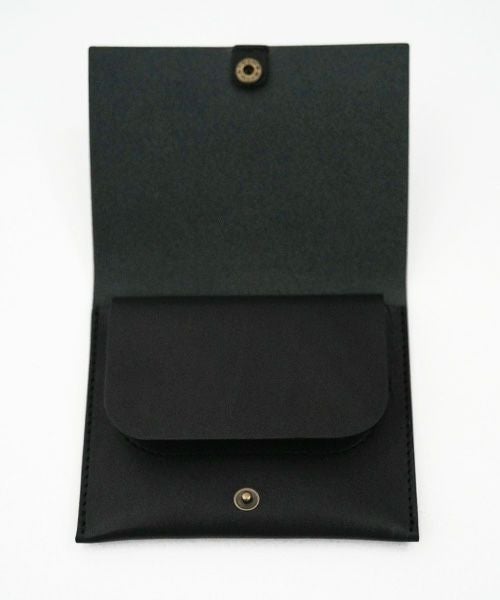 nejicommu.ネジコミュ.MINI FLAP WALLET [BLACK]_