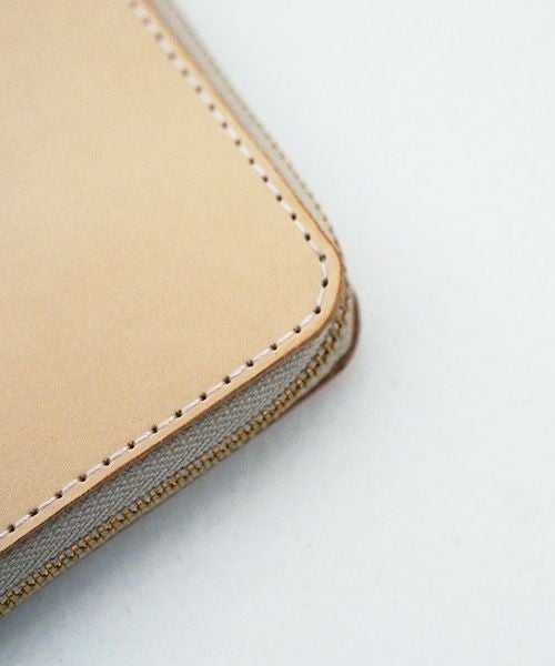 nejicommu.ネジコミュ.SQUARE ZIP WALLET [NATURAL]_