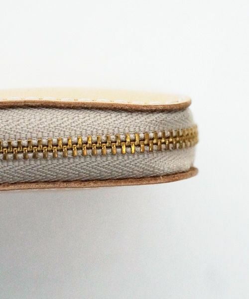 nejicommu.ネジコミュ.SQUARE ZIP WALLET [NATURAL]_