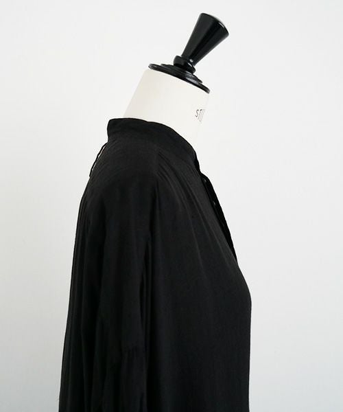 suzuki takayuki.スズキタカユキ.puff-sleeve dress [S231-24/black]