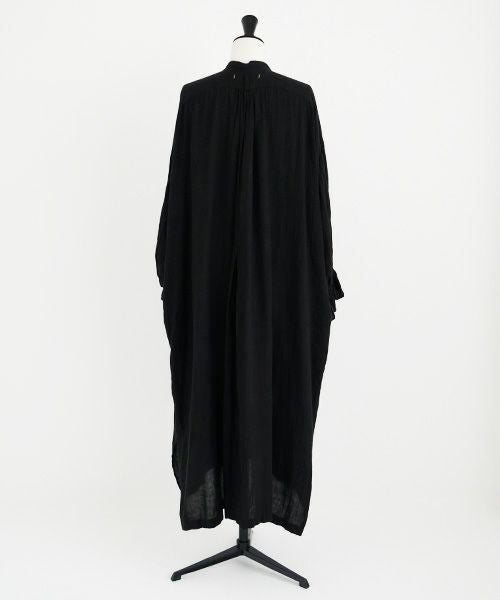 suzuki takayuki.スズキタカユキ.puff-sleeve dress [S231-24/black]