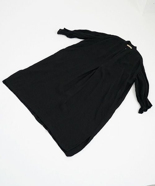 suzuki takayuki スズキタカユキ puff-sleeve dress [S231-24/black]