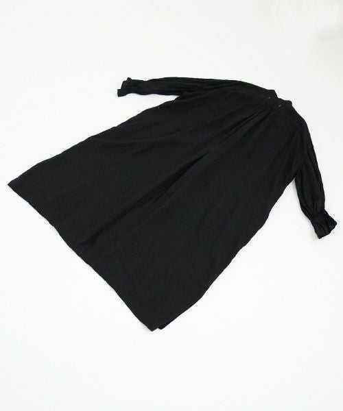 suzuki takayuki.スズキタカユキ.puff-sleeve dress [S231-24/black]