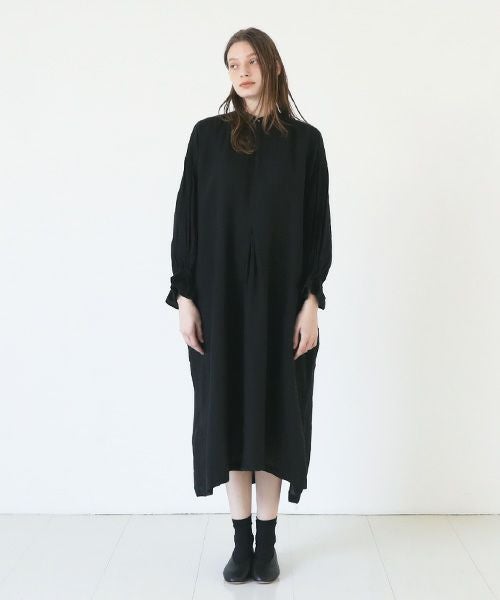 suzuki takayuki スズキタカユキ puff-sleeve dress [S231-24/black]