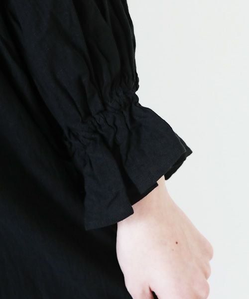 suzuki takayuki スズキタカユキ puff-sleeve dress [S231-24/black]