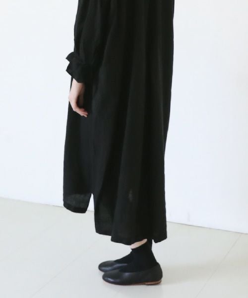 suzuki takayuki スズキタカユキ puff-sleeve dress [S231-24/black]