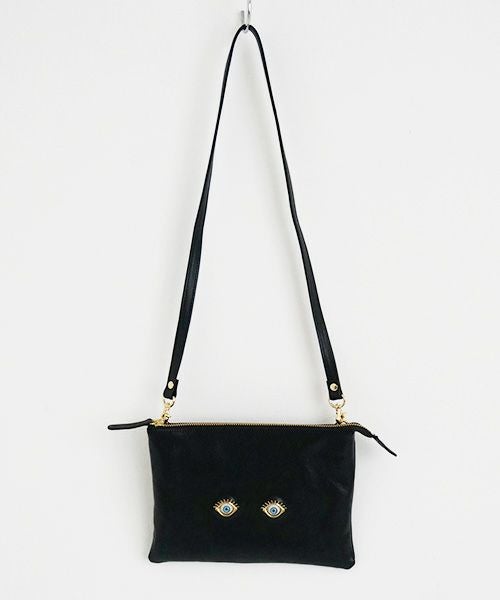 AHCAHCUM あちゃちゅむ お目目のバッグ[black]