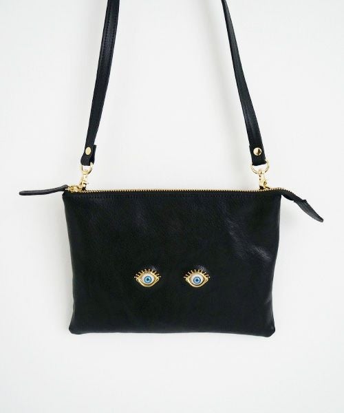 AHCAHCUM.あちゃちゅむ.お目目のバッグ[black]