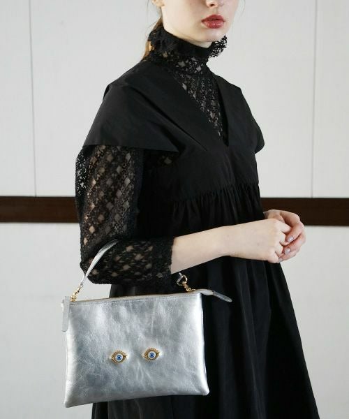 AHCAHCUM あちゃちゅむ お目目のバッグ[black]