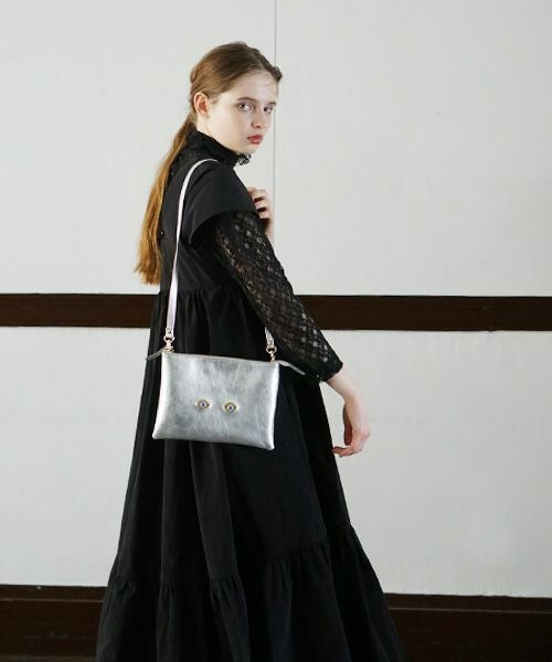 AHCAHCUM.あちゃちゅむ.お目目のバッグ[black]