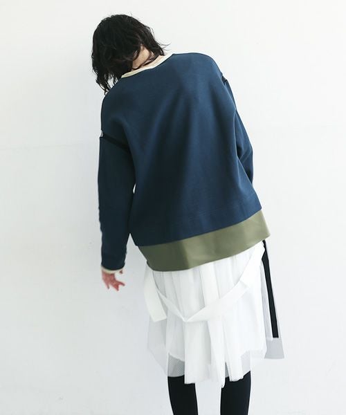 SWANLAKE.スワンレイク.クルーネックカーディガン [CT-1551]