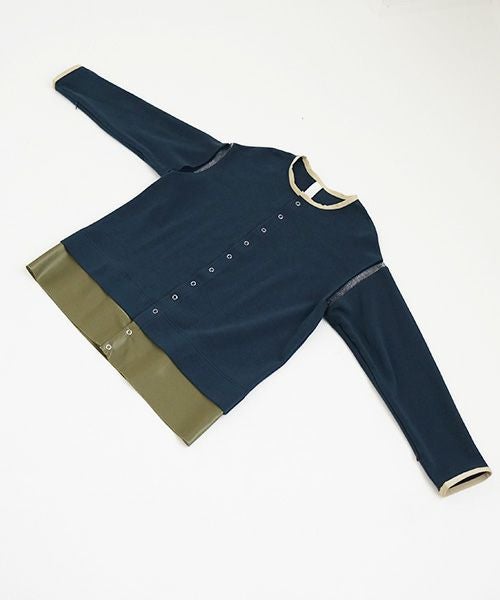 SWANLAKE.スワンレイク.クルーネックカーディガン [CT-1551]