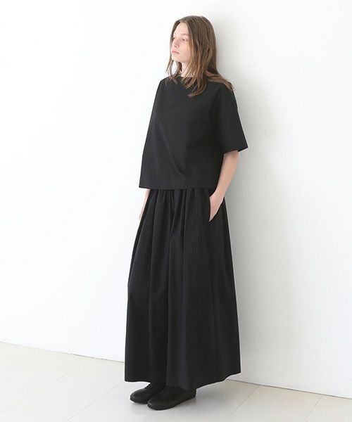 Mochi / home&miles.モチ / ホーム＆マイルズ. T-blouse [black×striped]