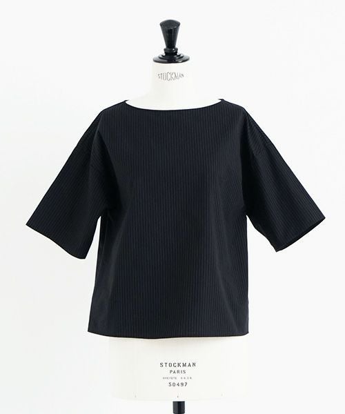 Mochi / home&miles.モチ / ホーム＆マイルズ. T-blouse [black×striped]