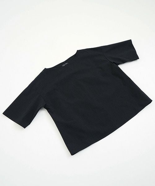 Mochi / home&miles.モチ / ホーム＆マイルズ. T-blouse [black×striped]