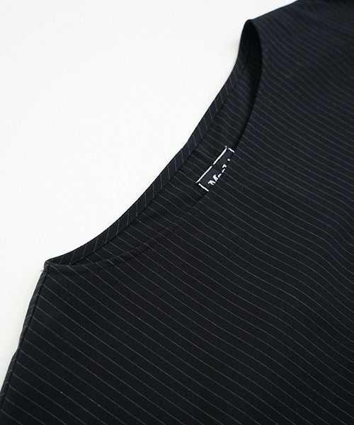 Mochi / home&miles.モチ / ホーム＆マイルズ. T-blouse [black×striped]