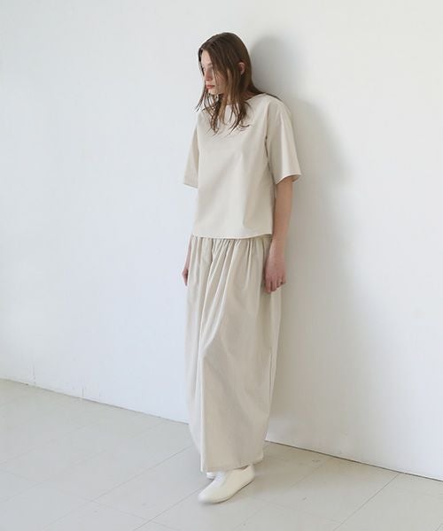 Mochi / home&miles.モチ / ホーム＆マイルズ. T-blouse [ecru×striped]