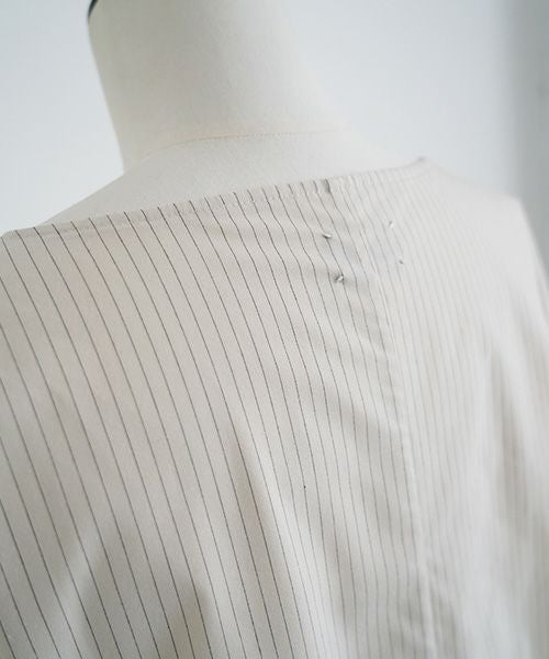 Mochi / home&miles.モチ / ホーム＆マイルズ. T-blouse [ecru×striped]