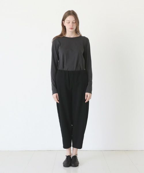 Mochi / home&miles.モチ / ホーム＆マイルズ.tapered sweatpants [black]