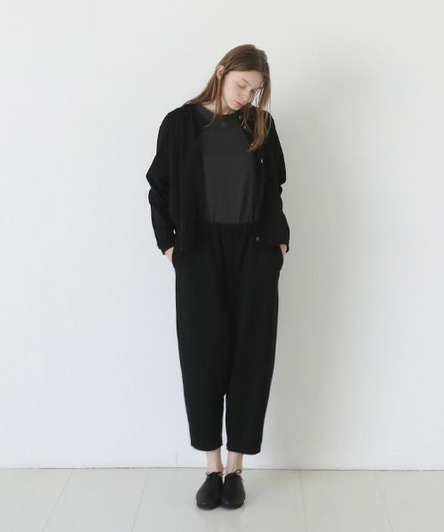 Mochi / home&miles.モチ / ホーム＆マイルズ.tapered sweatpants [black]