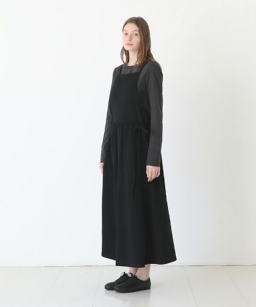 Mochi / home&miles.モチ / ホーム＆マイルズ.apron sweatsalopette [black]