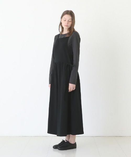 Mochi / home&miles.モチ / ホーム＆マイルズ.apron sweatsalopette [black]