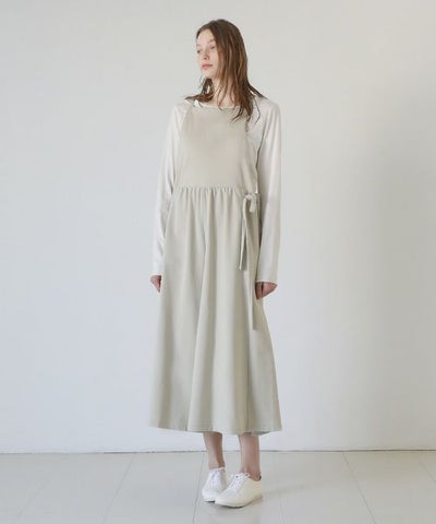 Mochi / home&miles.モチ / ホーム＆マイルズ.apron sweatsalopette [chalk]