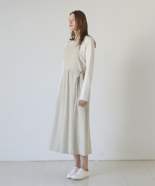 Mochi / home&miles.モチ / ホーム＆マイルズ.apron sweatsalopette [chalk]
