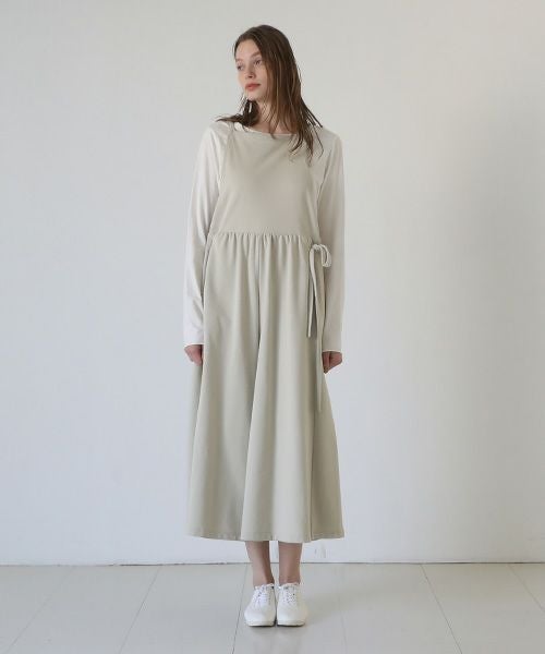 Mochi / home&miles.モチ / ホーム＆マイルズ.apron sweatsalopette [chalk]