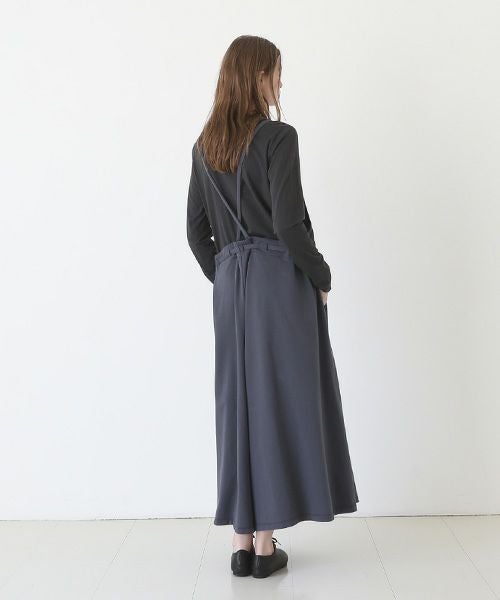 Mochi / home&miles.モチ / ホーム＆マイルズ.apron sweatsalopette [charcoal grey]