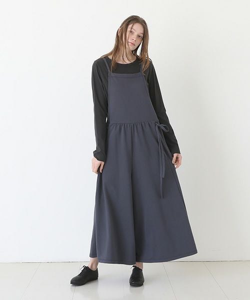 Mochi / home&miles.モチ / ホーム＆マイルズ.apron sweatsalopette [charcoal grey]