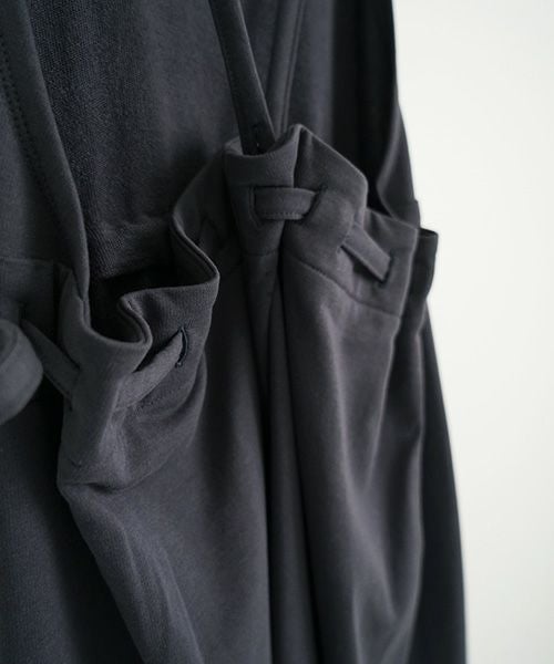 Mochi / home&miles.モチ / ホーム＆マイルズ.apron sweatsalopette [charcoal grey]