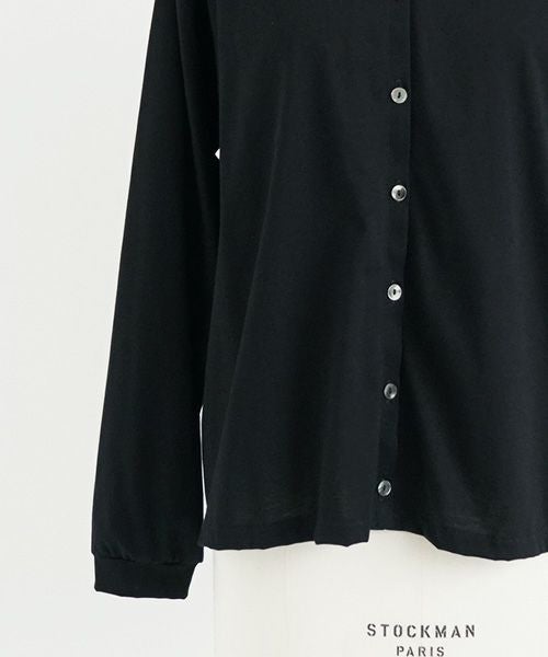 Mochi / home&miles.モチ / ホーム＆マイルズ.organic cotton cut & saw blouse [black]