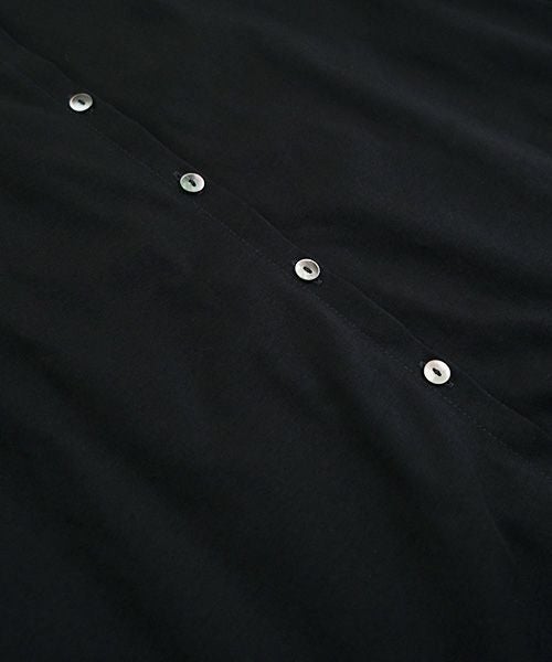 Mochi / home&miles.モチ / ホーム＆マイルズ.organic cotton cut & saw blouse [black]