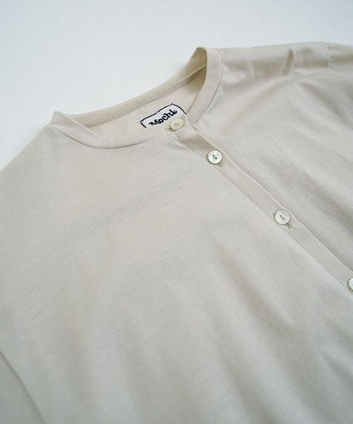 Mochi / home&miles.モチ / ホーム＆マイルズ.organic cotton cut & saw blouse [chalk]