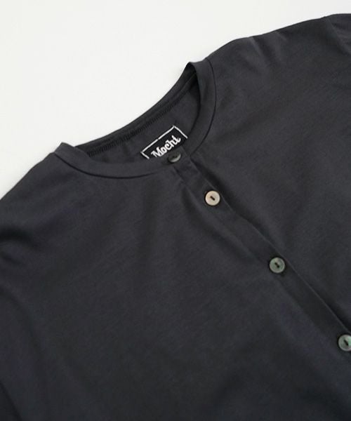Mochi / home&miles.モチ / ホーム＆マイルズ.organic cotton cut & saw blouse  [charcoal grey]