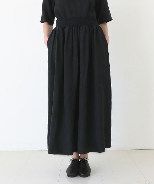 Mochi / home&miles.モチ / ホーム＆マイルズ.long skirt [black]