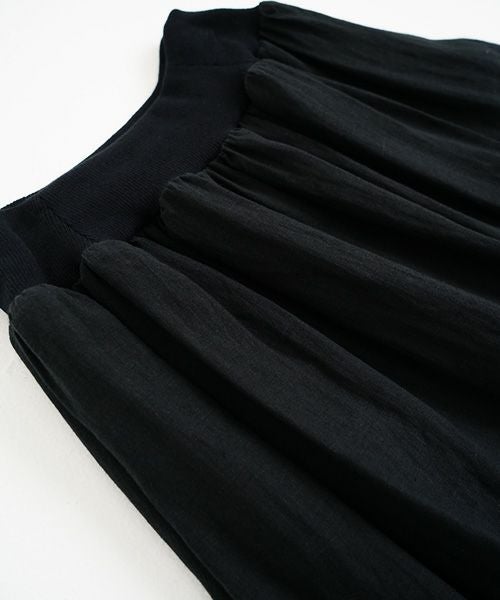Mochi / home&miles.モチ / ホーム＆マイルズ.long skirt [black]