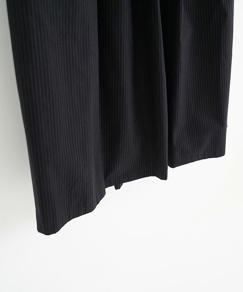 Mochi / home&miles.モチ / ホーム＆マイルズ.long skirt [black×striped]