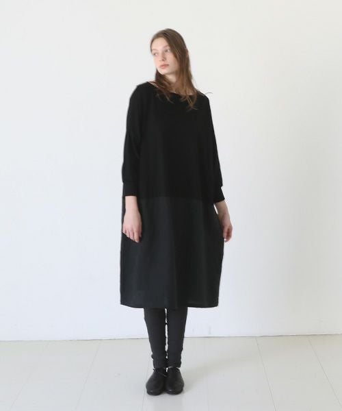 Mochi / home&miles.モチ / ホーム＆マイルズ.layered one piece [black]